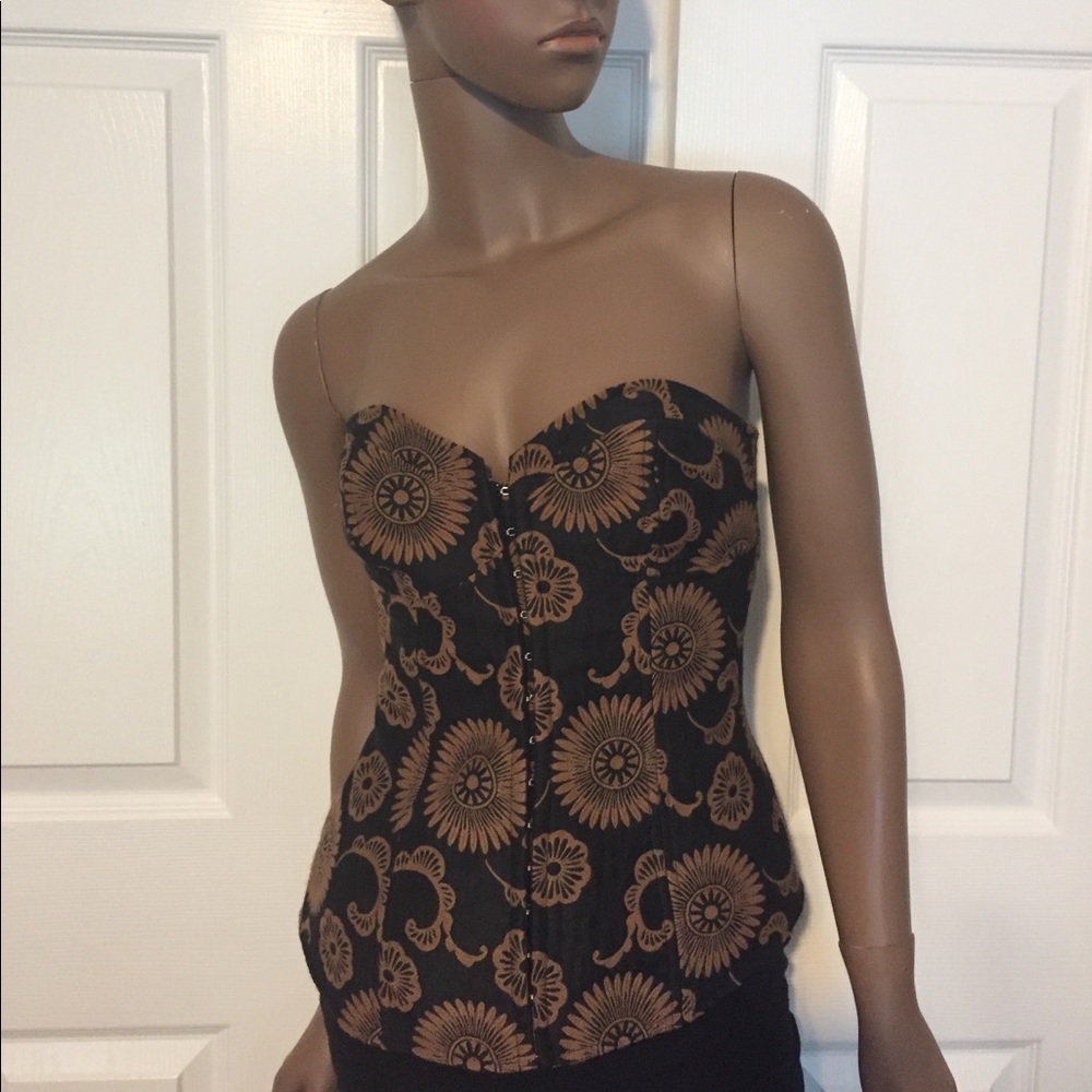 Trina Turk Floral Corset